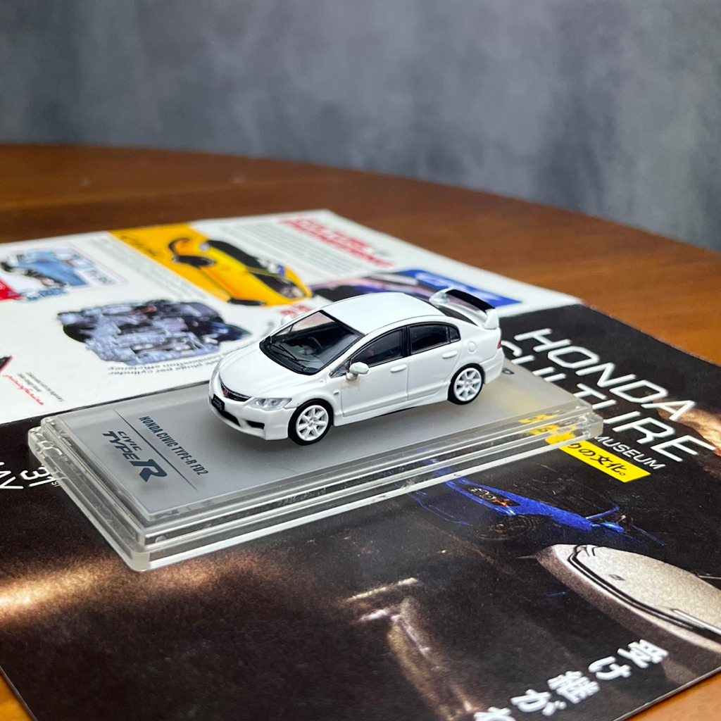 inno64 honda civic fd2r type r white champions