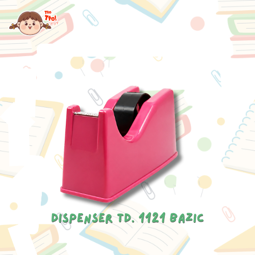 TTOTTO Dispenser Tape TD-1121 Bazic Tape Dispenser Duduk Pemotong Lakban Meja Stationery Kantor Seko