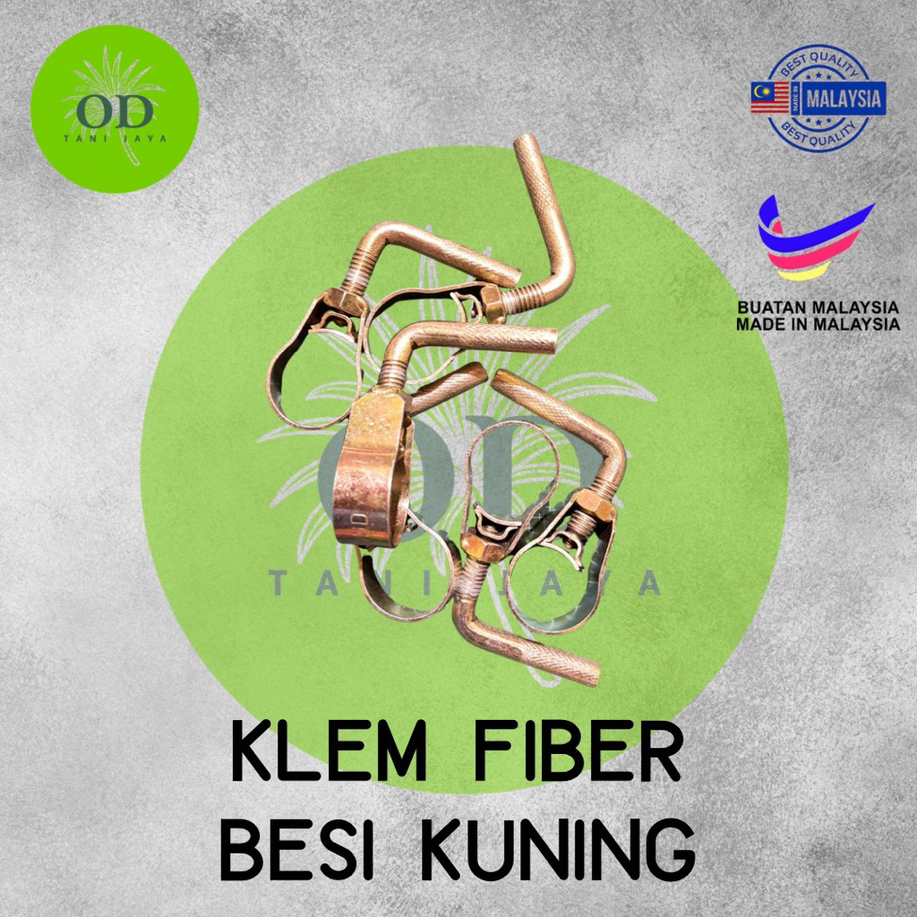 Klem fiber egrek besi kuning