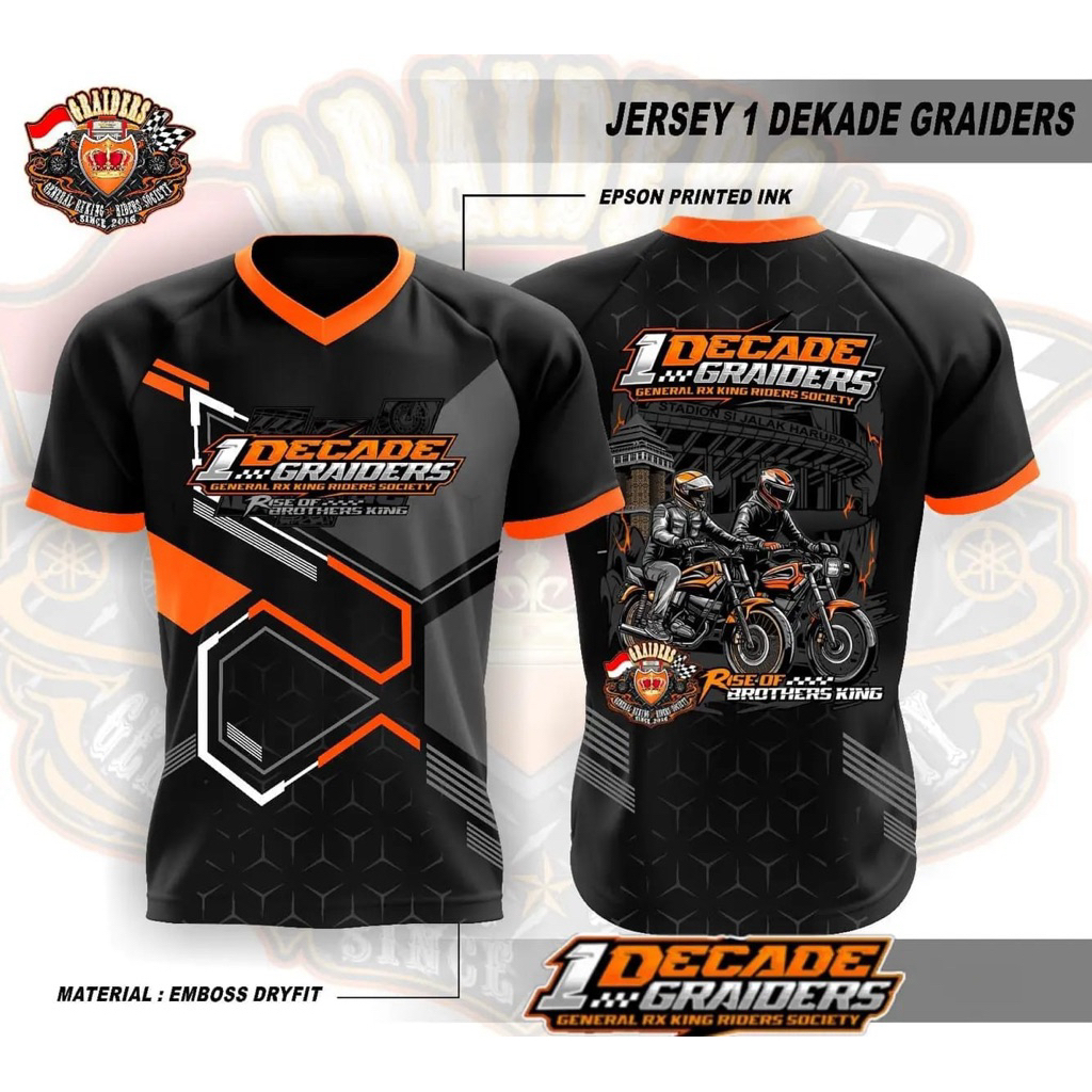 JERSEY OFFICIAL SATU DEKADE GRAIDERS