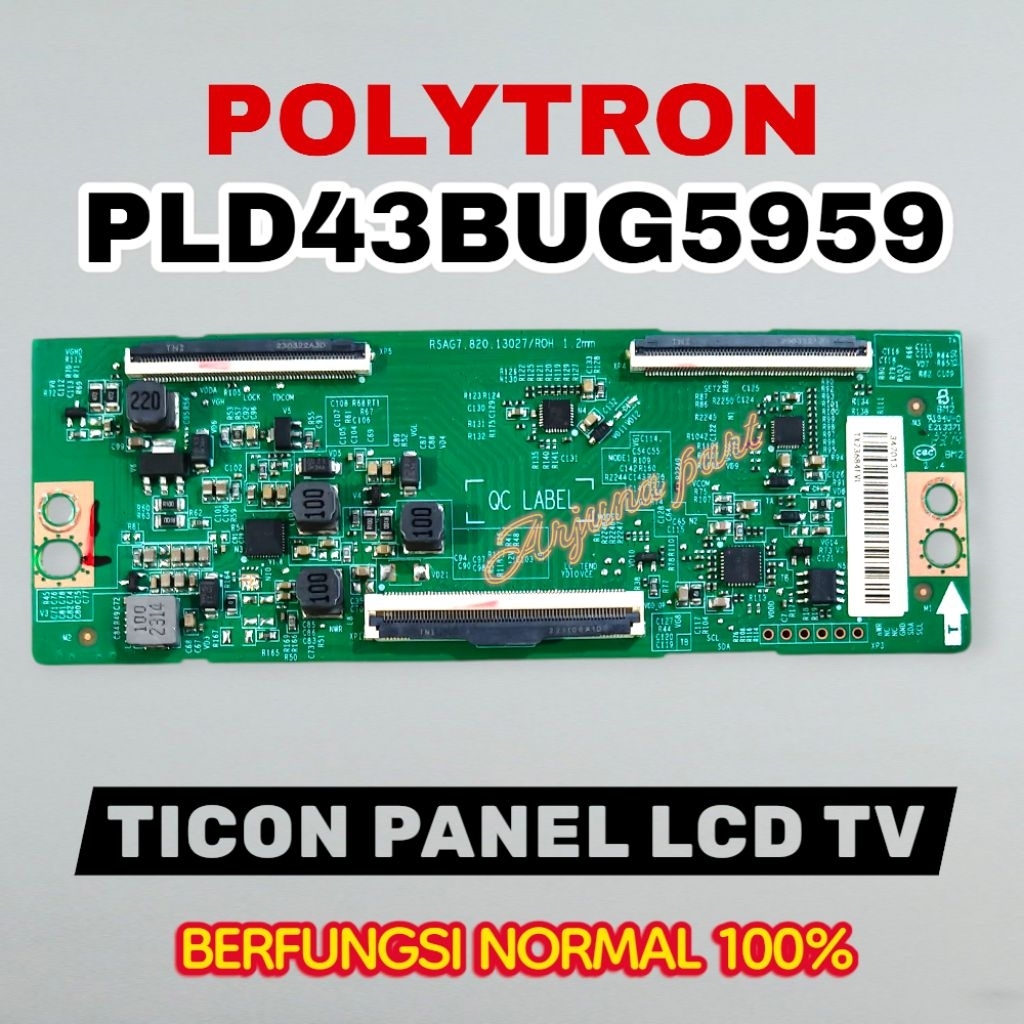TICON TV POLYTRON PLD43BUG5959 / TCON TV POLYTRON PLD43BUG5959 / TIMING CONTROL TV POLYTRON PLD43BUG