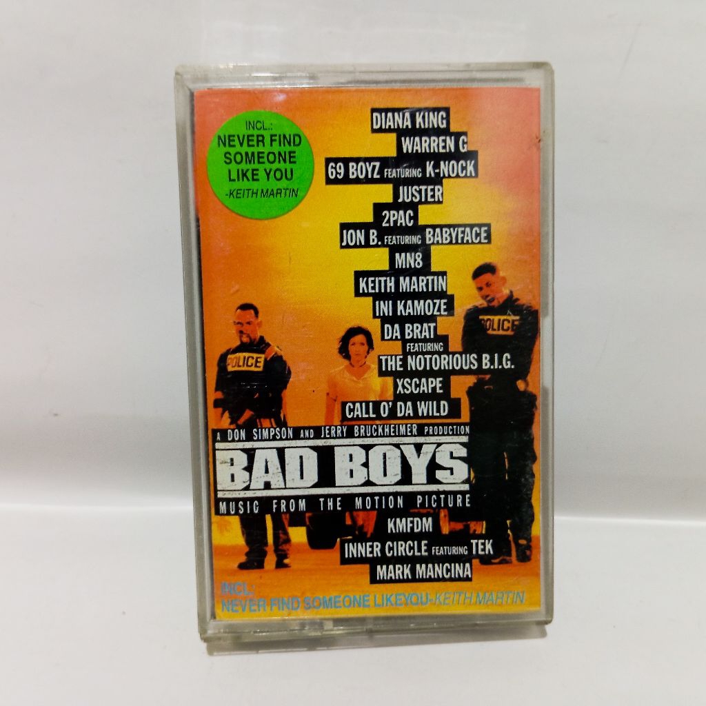Kaset OST Bad Boys - Diana King Warren G 2Pac VA