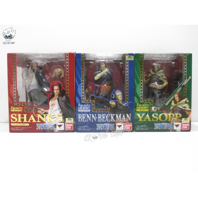 Figuarts ZERO Red Hair Pirates FZO Shanks Benn Beckman Yasopp Summit War Ver (BIB JAPVER)