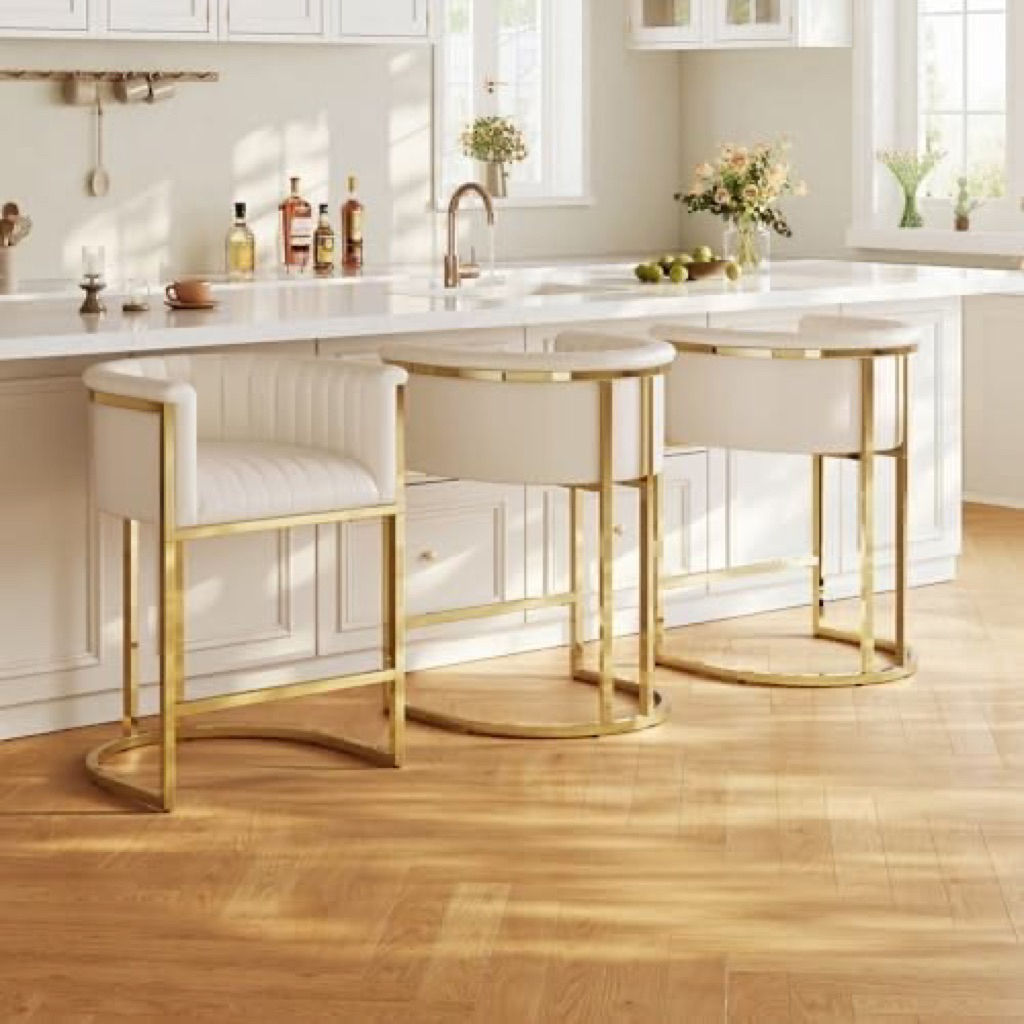 Kursi bar stainles gold terbaik bar stool elegan ternyaman