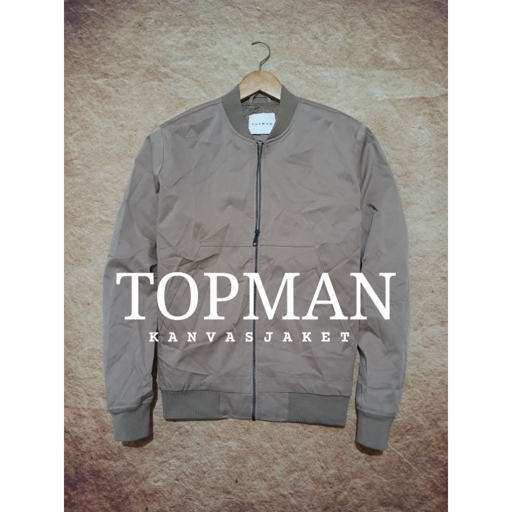 Jaket casual bomber keren TOPMAN recomend bekas murah