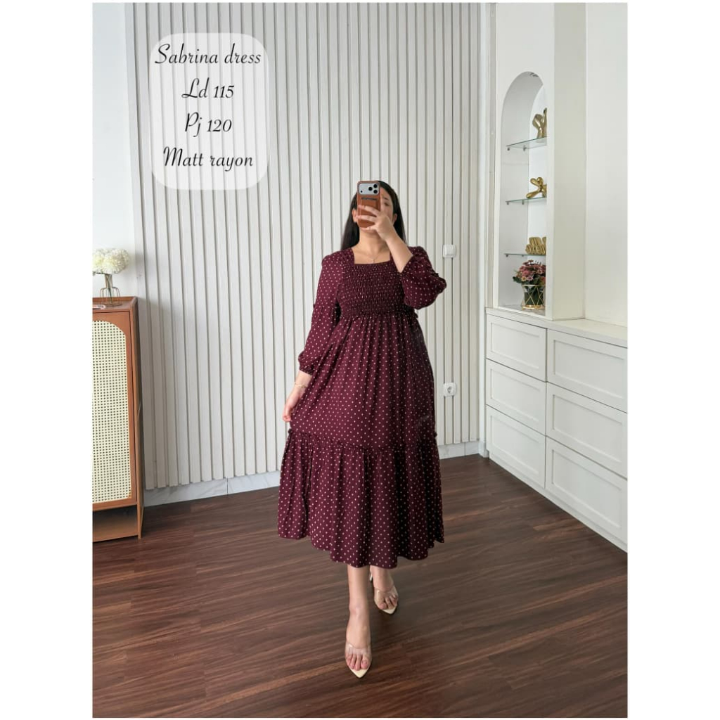 SABRINA DRESS ORIGINAL ANNISA FASHION
