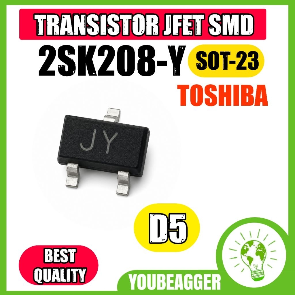 Transistor SMD JY 2SK208-Y SOT-23 Original Toshiba