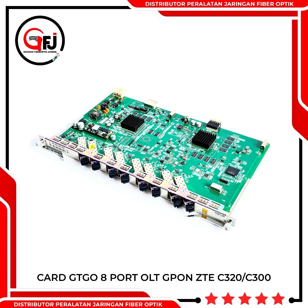 [TERMURAH] CARD GTGO 8 PORT OLT GPON ZTE C320/C300 + 8 SFP ZTE C++