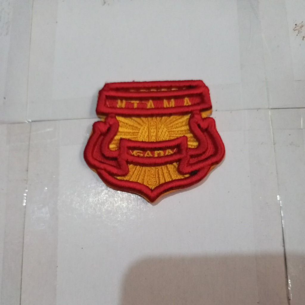 LOGO GADA UTAMA SATPAM BORDIR TIMBUL 3D
