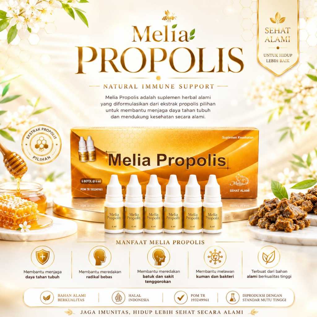 Melia Propolis Terpecaya, Teruji Khasiatnya