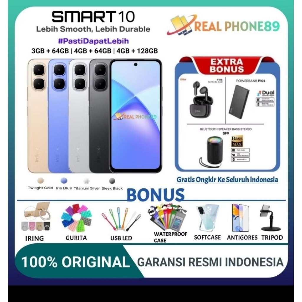 infinix smart 10 Ram 4/64