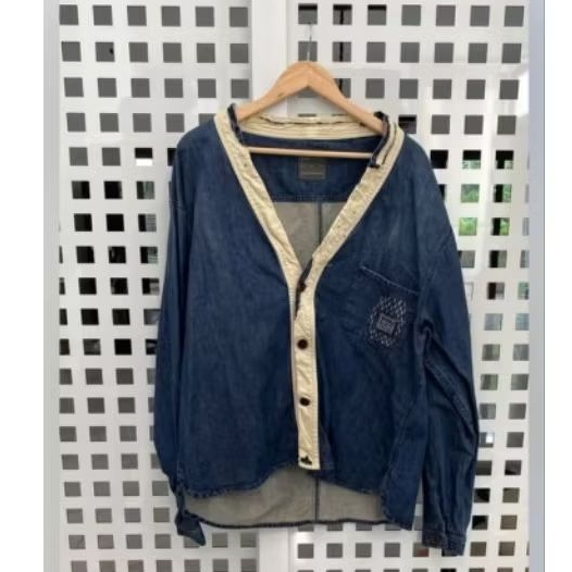 ZARA MAN Cardigan Denim Navy