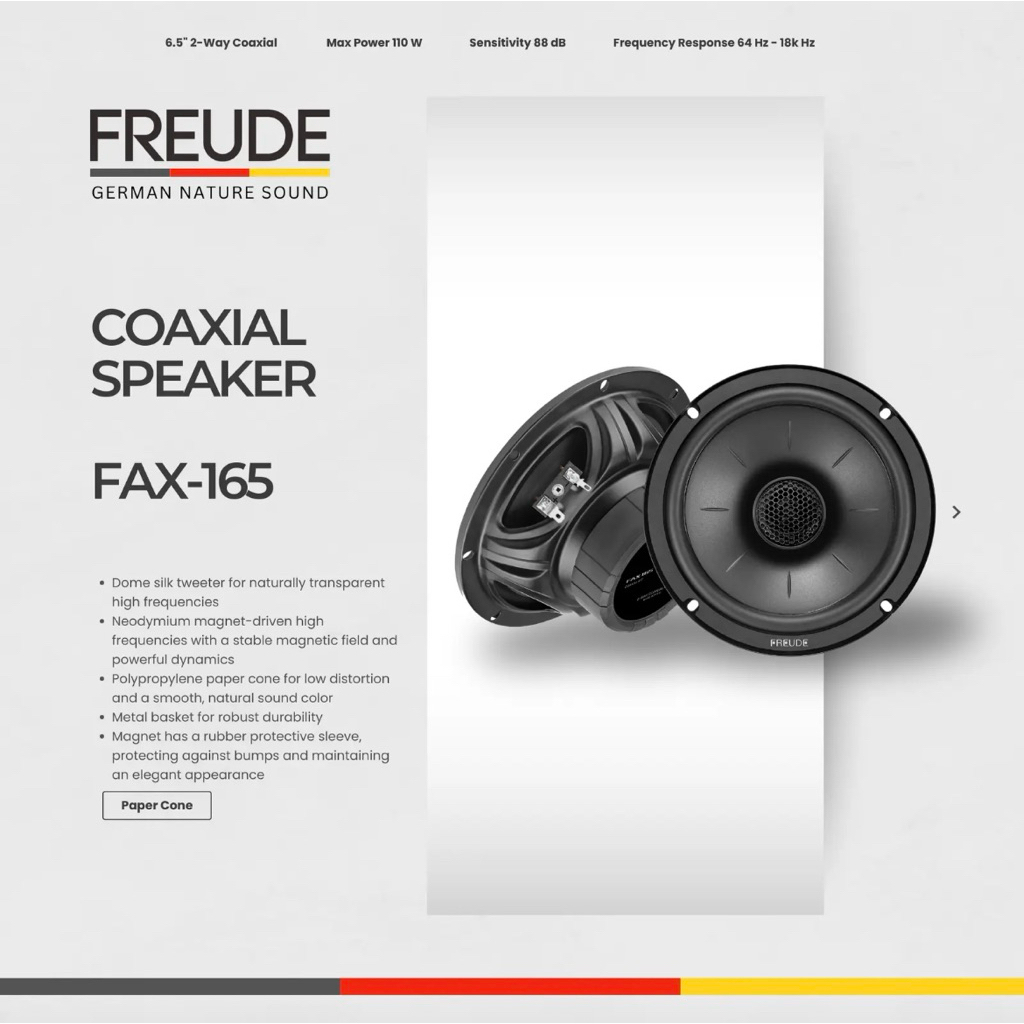FREUDE FAX-165 Speaker Coaxial