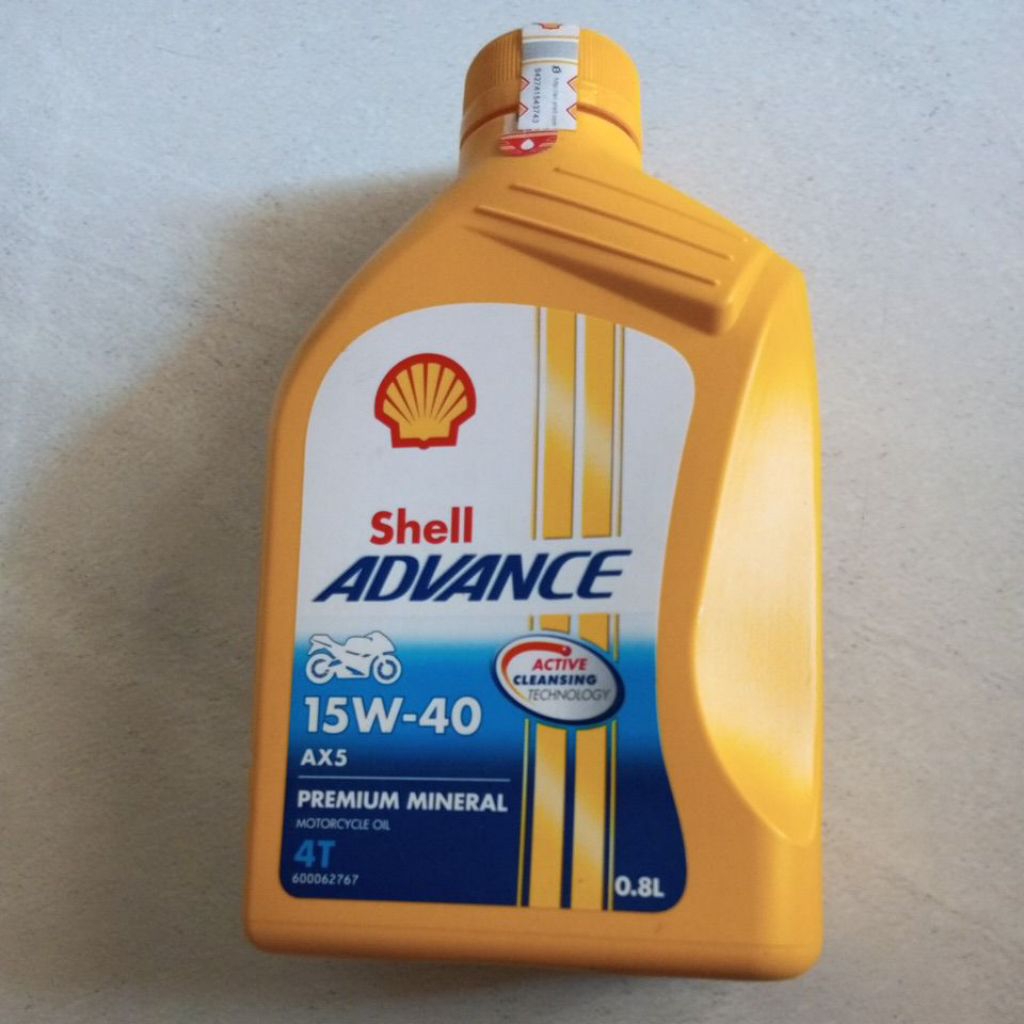 Oli Motor Shell Advance Ax5 15/40 0.8L oli shell motor manual oli shell asli ax5 15/40 0.8 oli shell