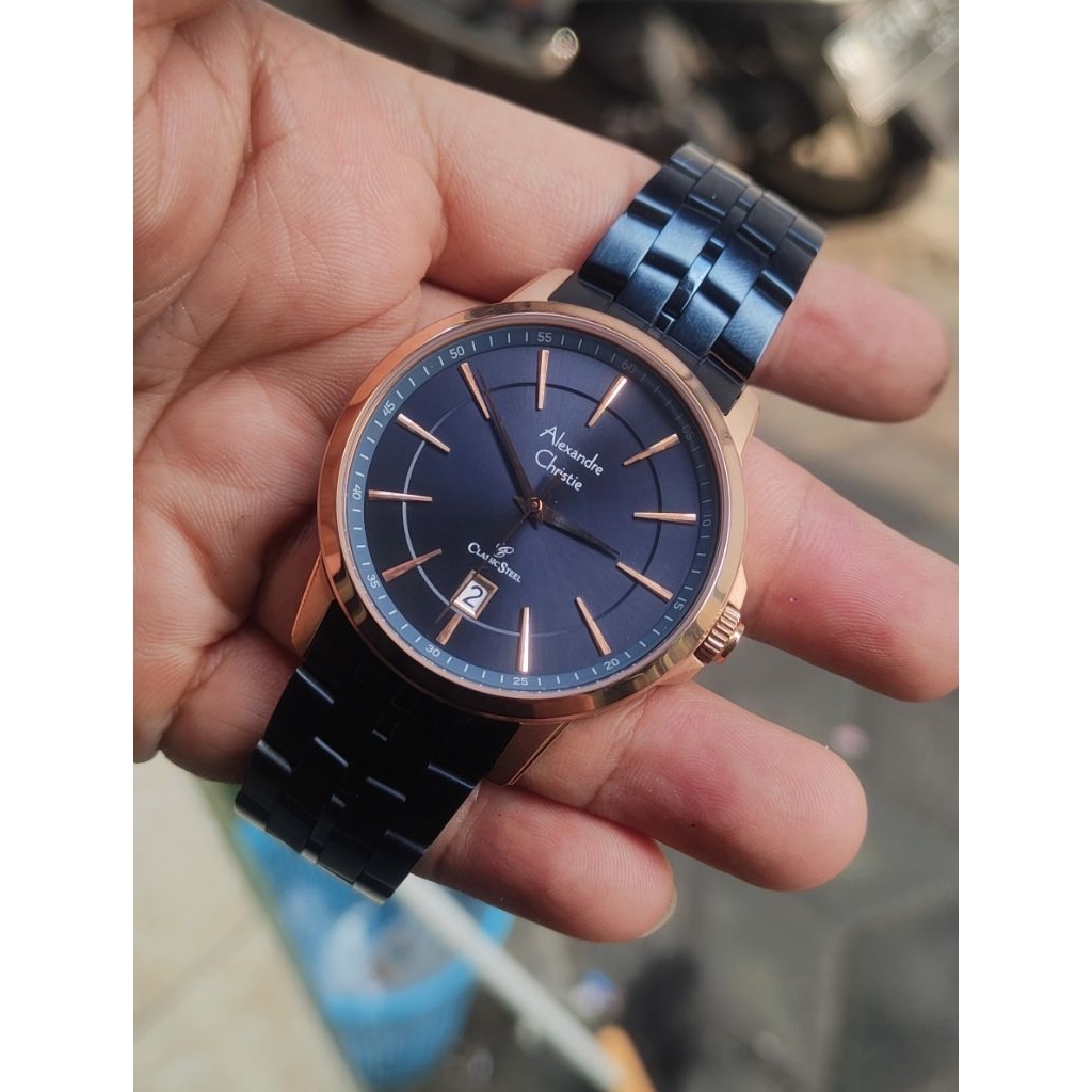 jam tangan original Alexandre Christie pria second bekas preloved
