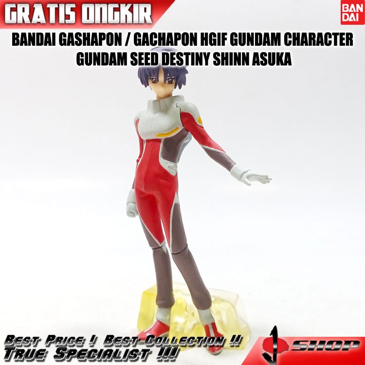 BANDAI GASHAPON / GACHAPON HGIF GUNDAM CHARACTER - GUNDAM SEED DESTINY SHINN ASUKA GCPN421