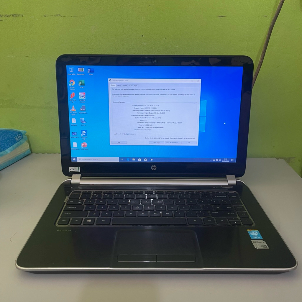 Laptop Hp pavilion 14 core i5 double vga