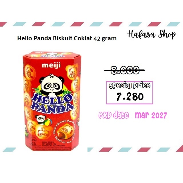 Hello panda Biskuit Coklat 42 gram