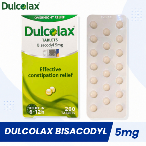 Dulcolax Bisacodyl 5mg Obat Sembelit Konstipasi Membantu BAB Lancar Dewasa