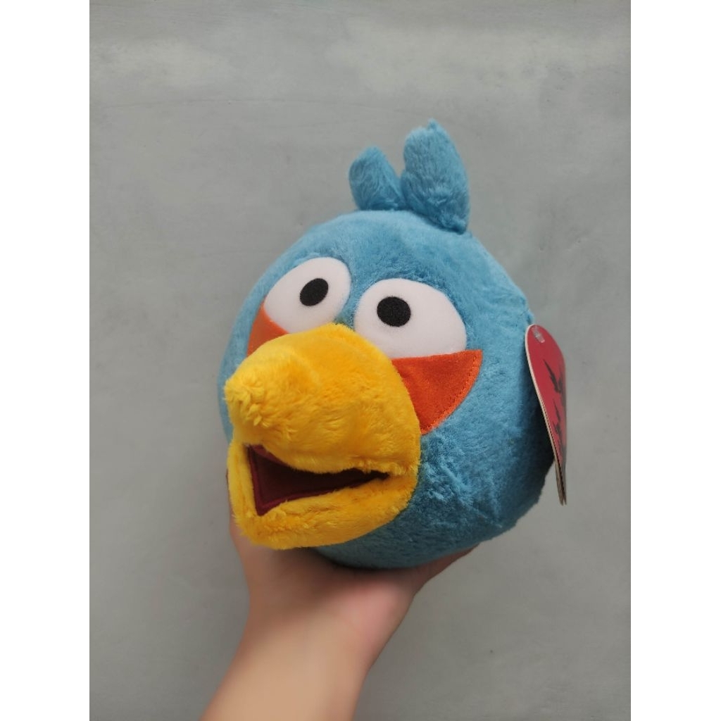 Boneka angry birds blue original angry birds new tag