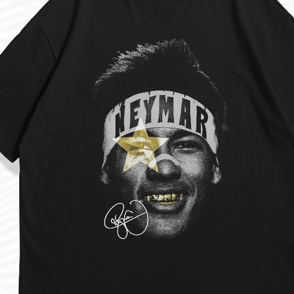 Tshirt Football Figure - Neymar Jr - Combed