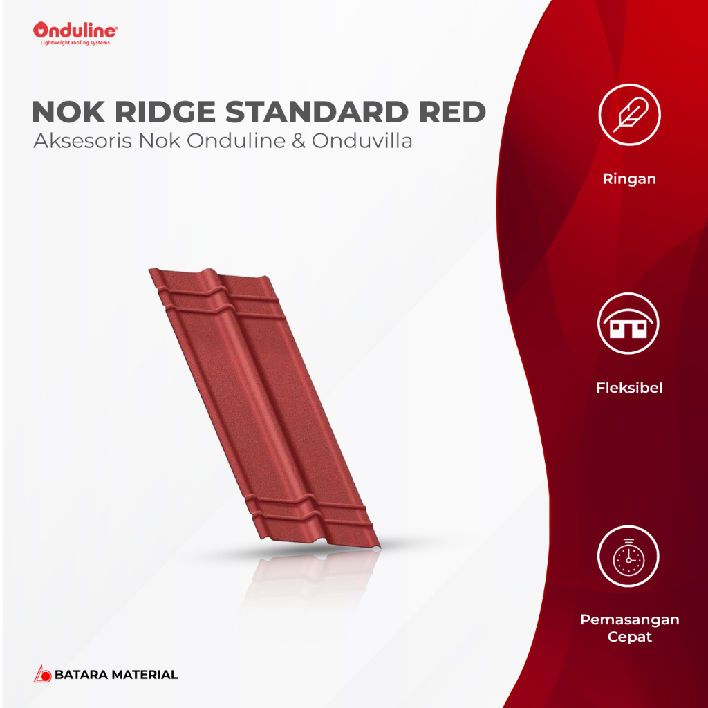 Onduline Nok Ridge Standard Red