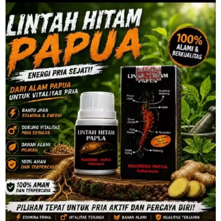 Lintah hitam papua asli original 100% minyak khas papua