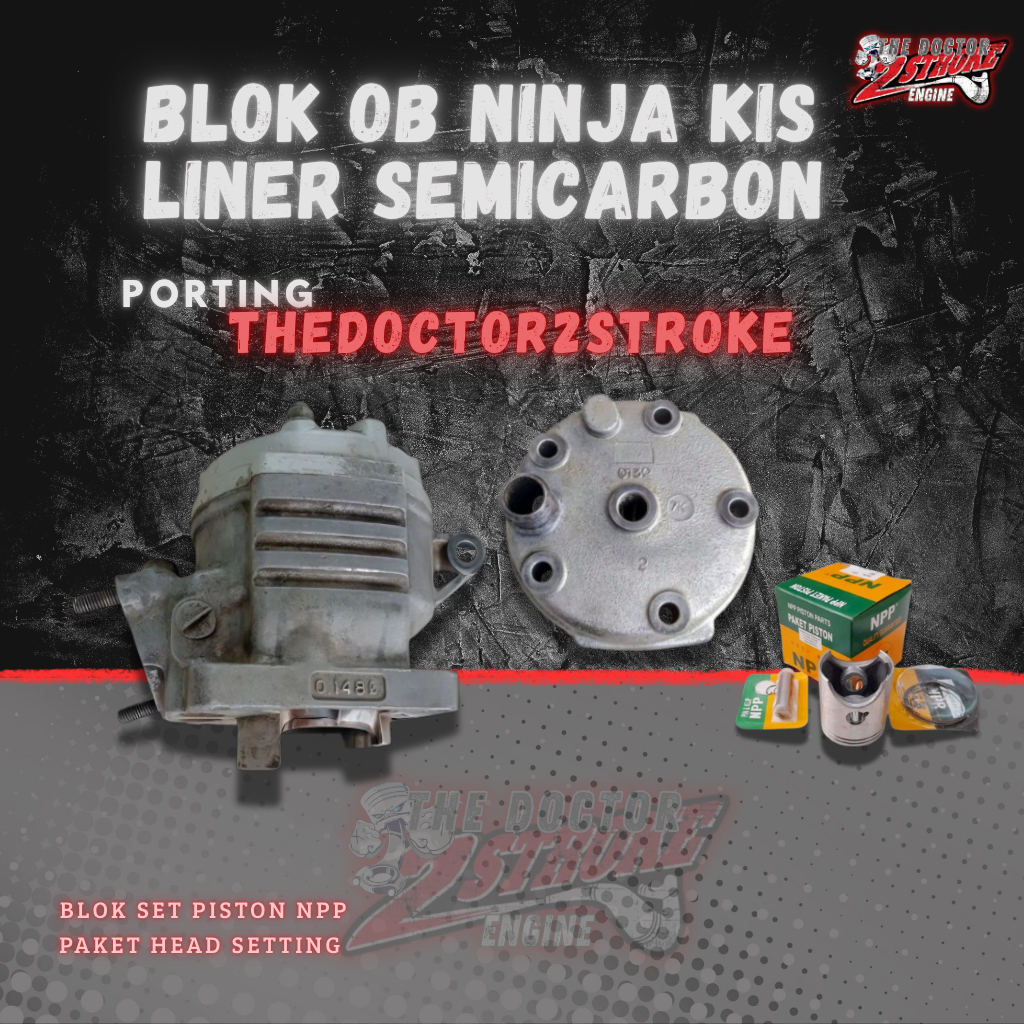 Blok OB Ninja Kiss Presisi Liner Semi Carbon TD2S