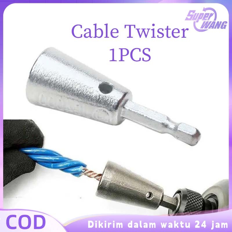 Alat Pemutar Kabel Listrik Mata Bor Wire Twisting Tool Fast Wire Twister Alat Pelintir Kabel Twister
