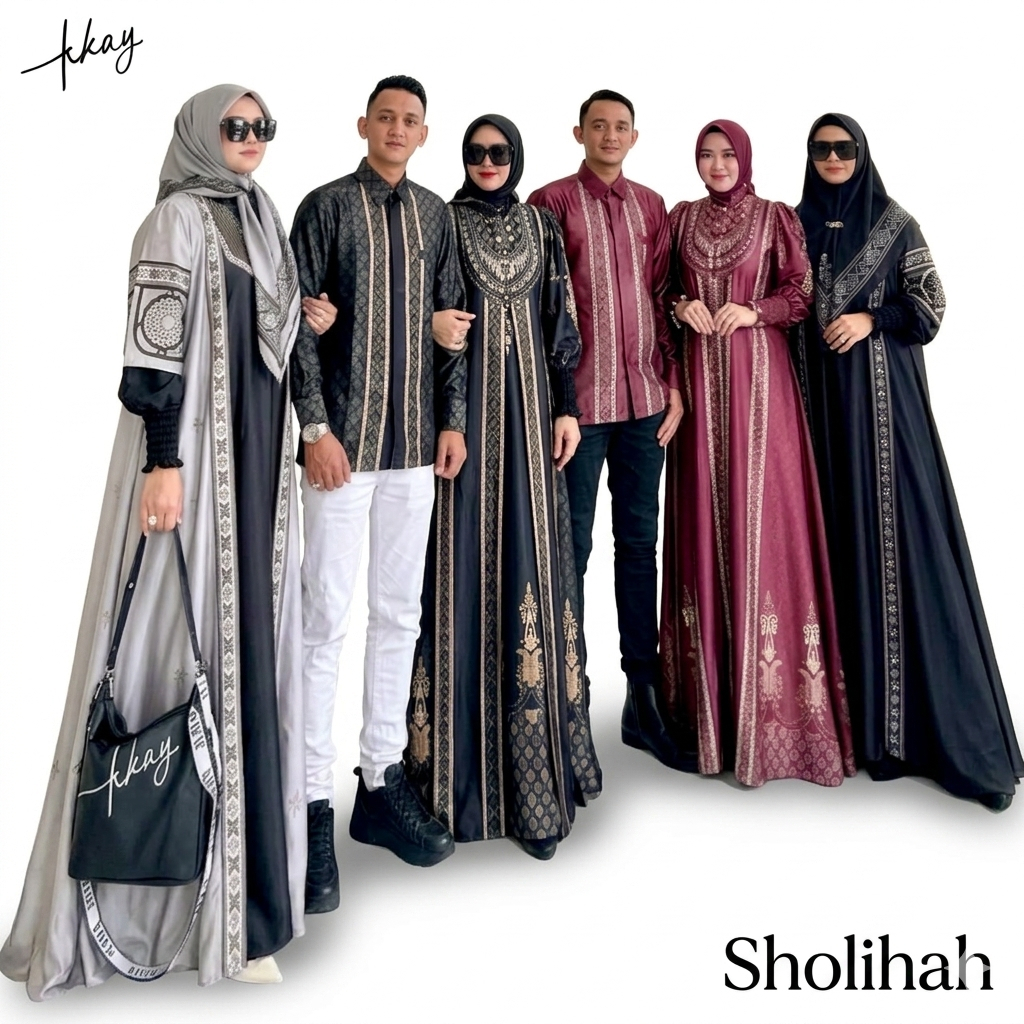 AURAKAY SARIMBIT GAMIS DRESS SILK ABAYA NAJWA ZAHRA SET HIJAB ORI BY AURAKAY 6765 7977