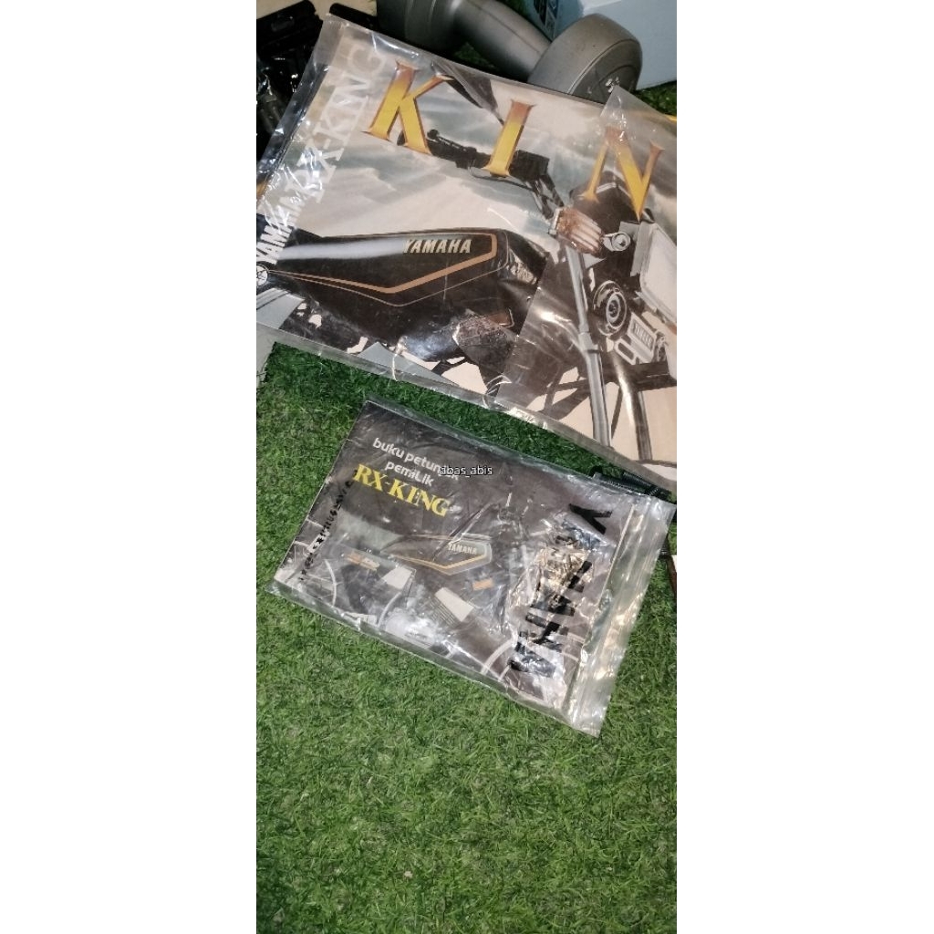 buku pemilik rx king 1983 dan brosur rx king 1983