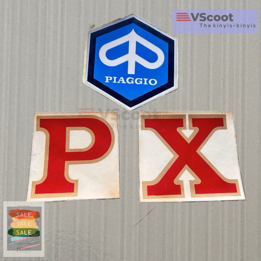 Stiker striping dada sayap variasi vespa px not ps excel super sprint pts baru stok lama