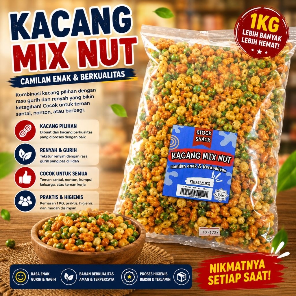 KACANG MIX NUT 1KG