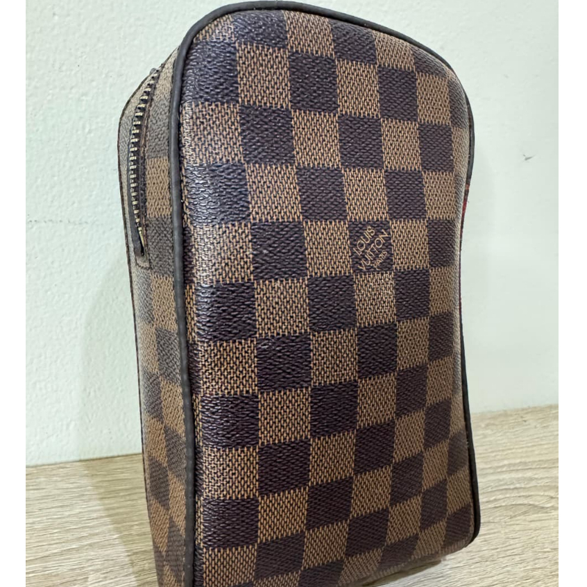 (Preloved) Tas Slempang LV Geronimos Damier Ebene Waist Bag