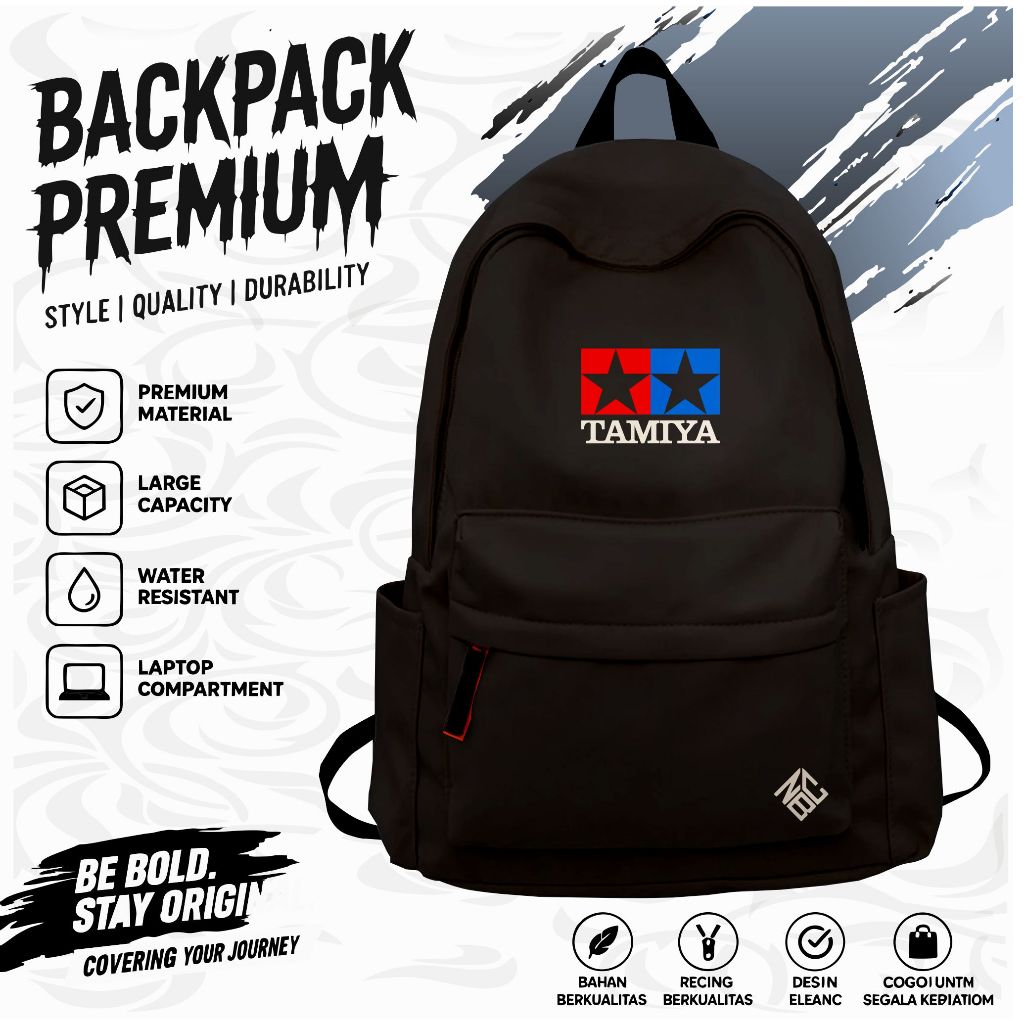 Tas Ransel Sekolah Anak TK SD SMP SMA Terbaru Motif Santa Cruz COD