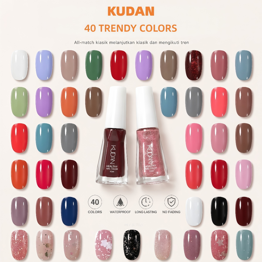 KUDAN nail polish - 40 COLOR