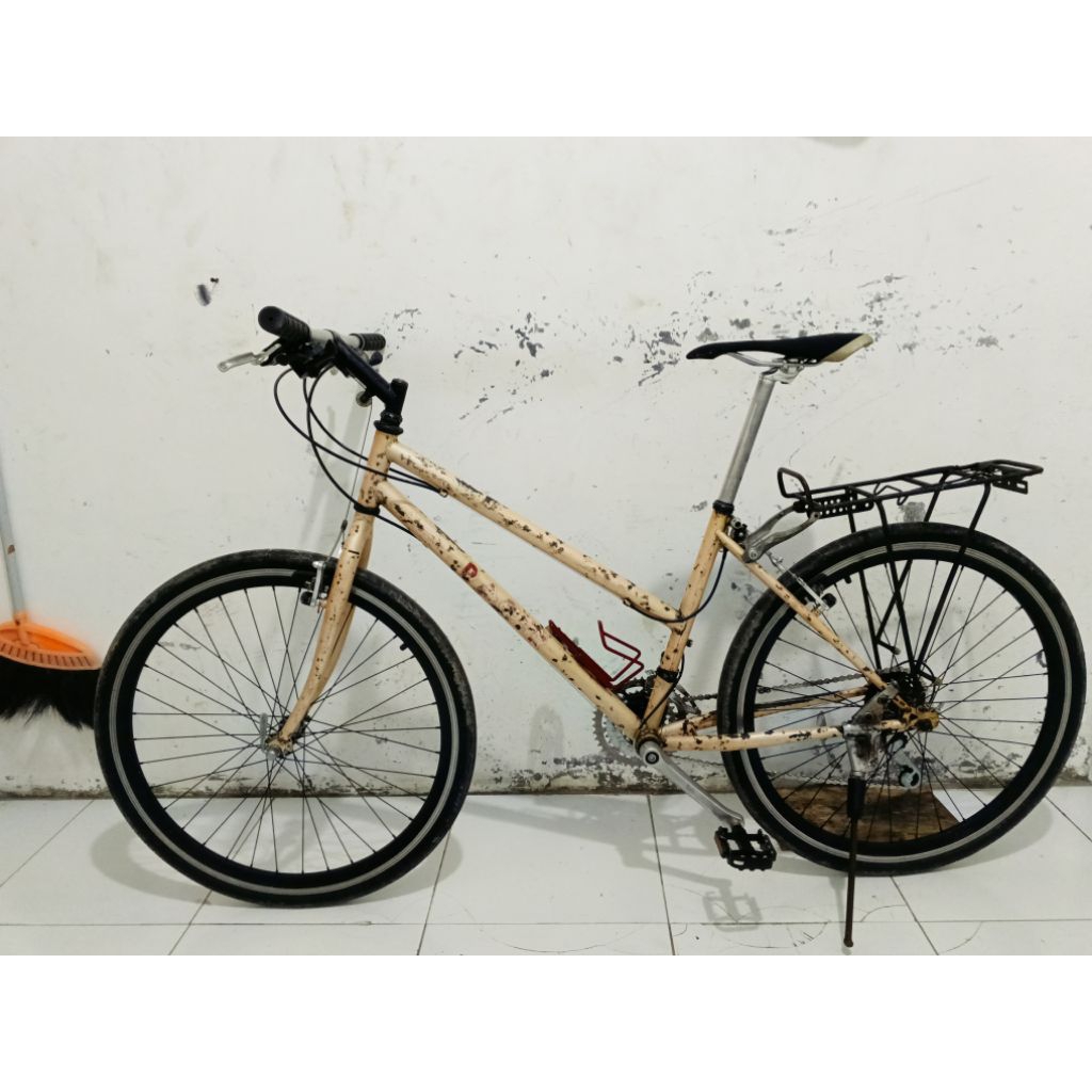 MTB LADY . FEDERAL RACER SIZE 17" BAN 26. GS SHIMANO ALTUS . KOMUTER BIKE. KALCER ABIS. CAT DECAL OR