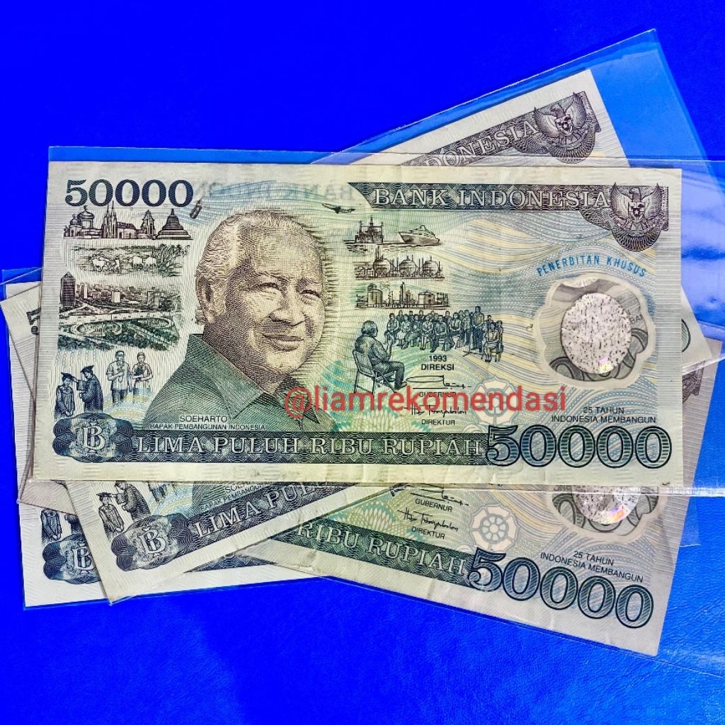 Polymer Kuno 50 Ribu Soeharto Mesem Tahun 1993