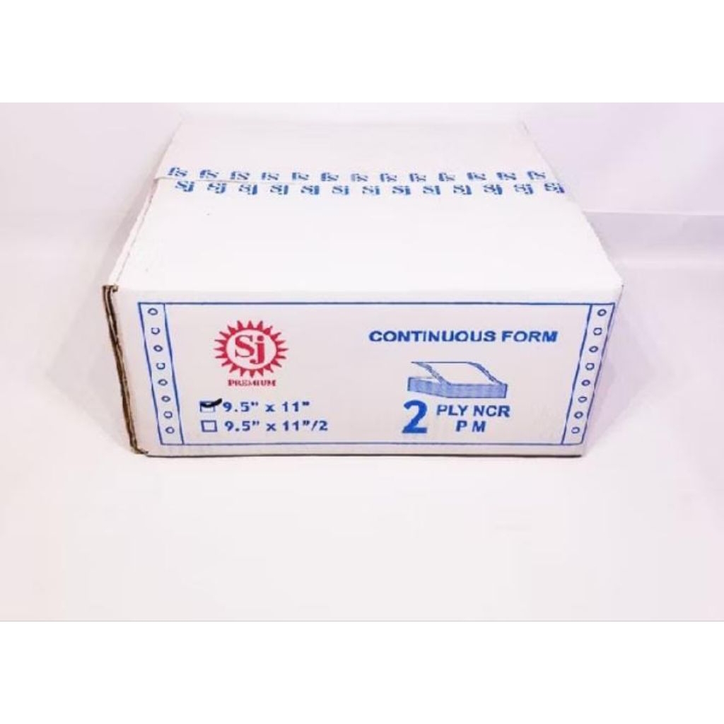 SJ continuous form 2 ply full
