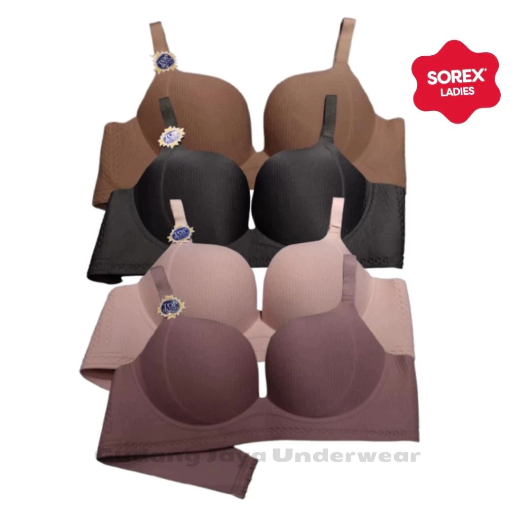 Sorex Bra Seamless Push Up Bra Busa sedang Tanpa Kawat Size 34-40 Cup B-C
