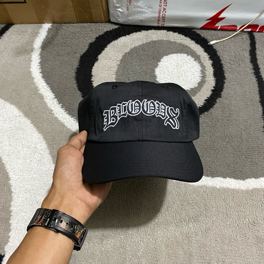 TOPI | CAPS | HATS | BLOODS BLACK ORIGINAL.