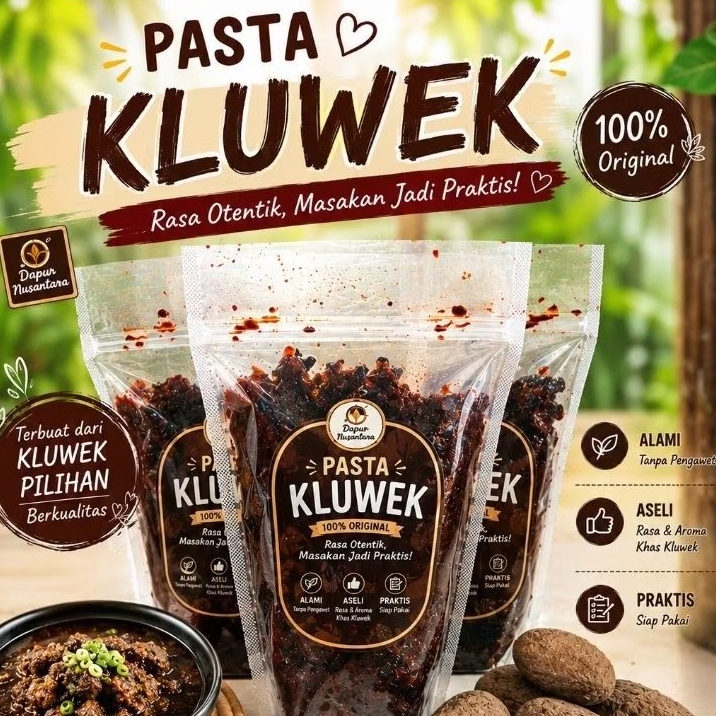 Pasta Kluwek 500gram, siap di gunakan ful hitam untuk bumbu rawo dll