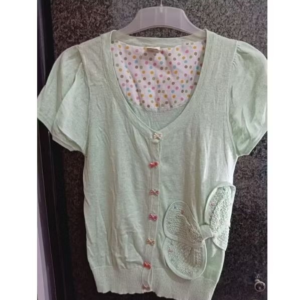 Baju Rajut Hijau Mint