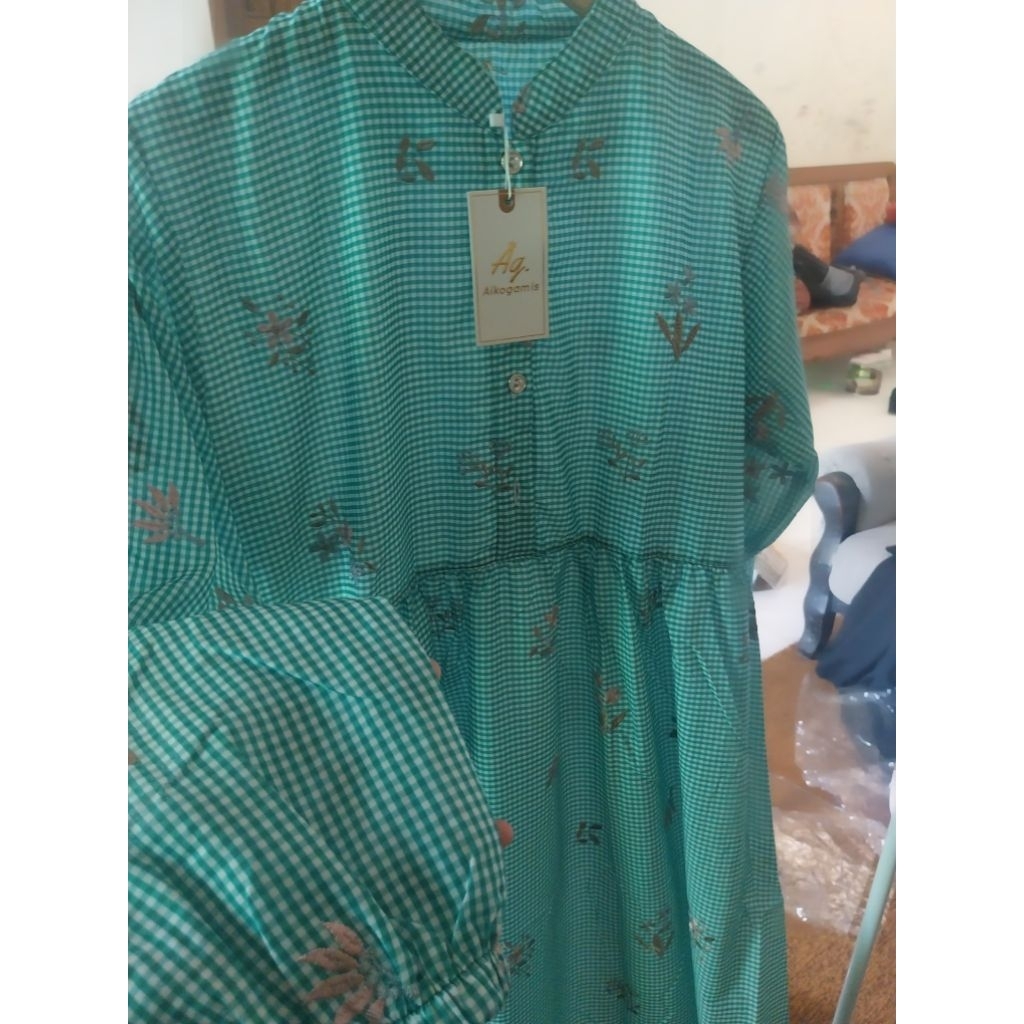 gamis katun jepang bordir aiko gamis #gamiskatunjepang #gamisbordir #gamisadem #aikogamis