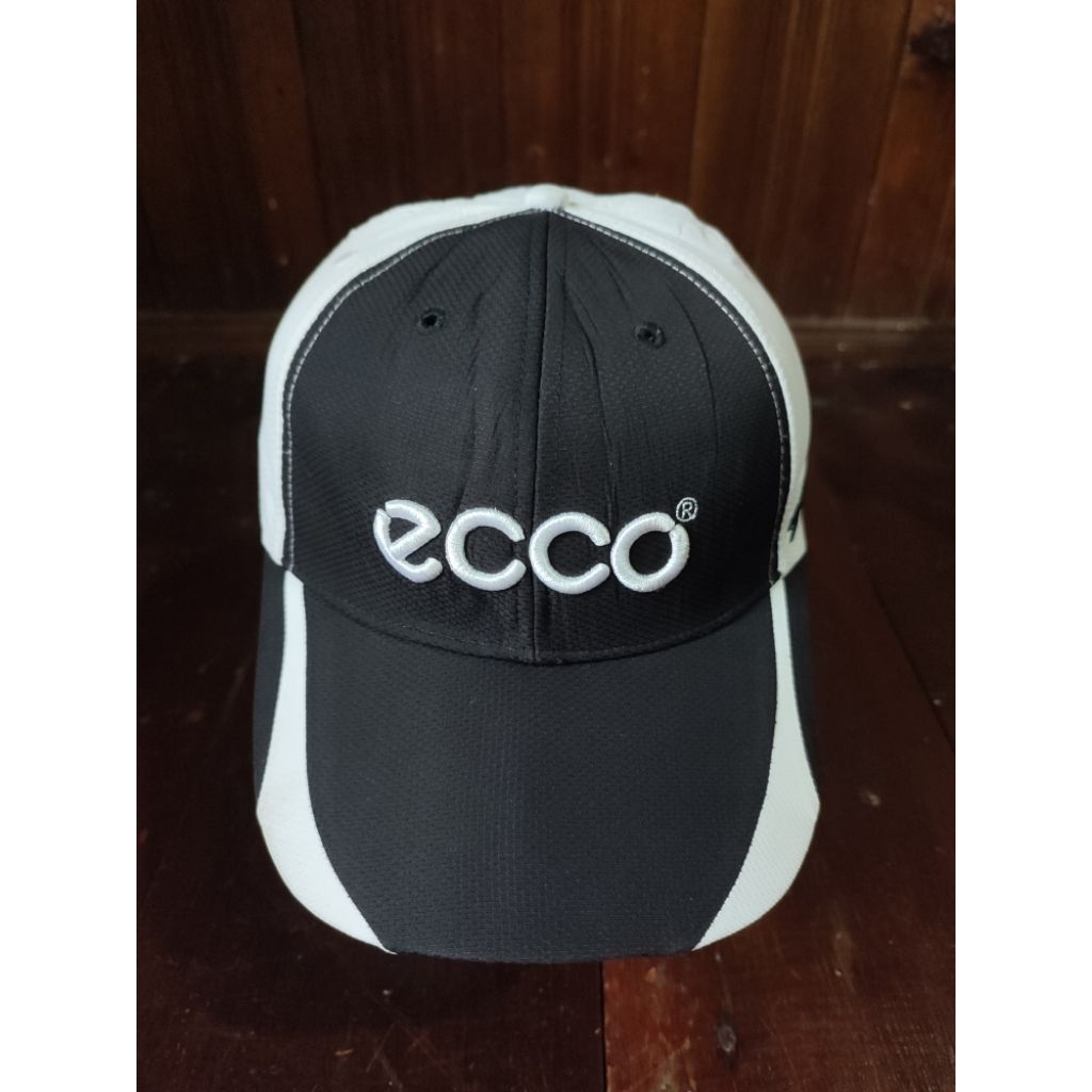 Topi Second ECCO hitam Putih