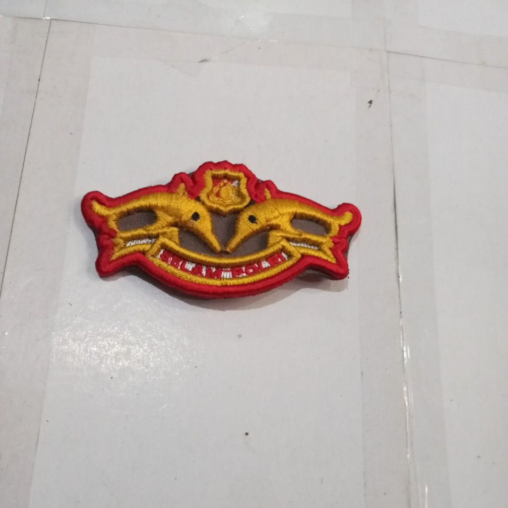 SELAM POLRI BORDIR TIMBUL POLISI POLRI 3D