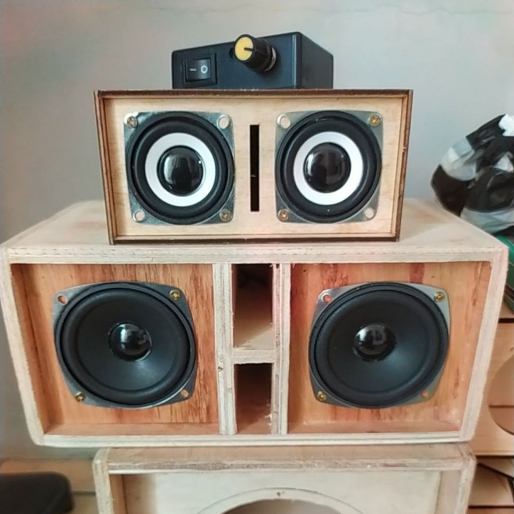 Sound miniatur 2 inch dan 3 inch dobel tanpa power