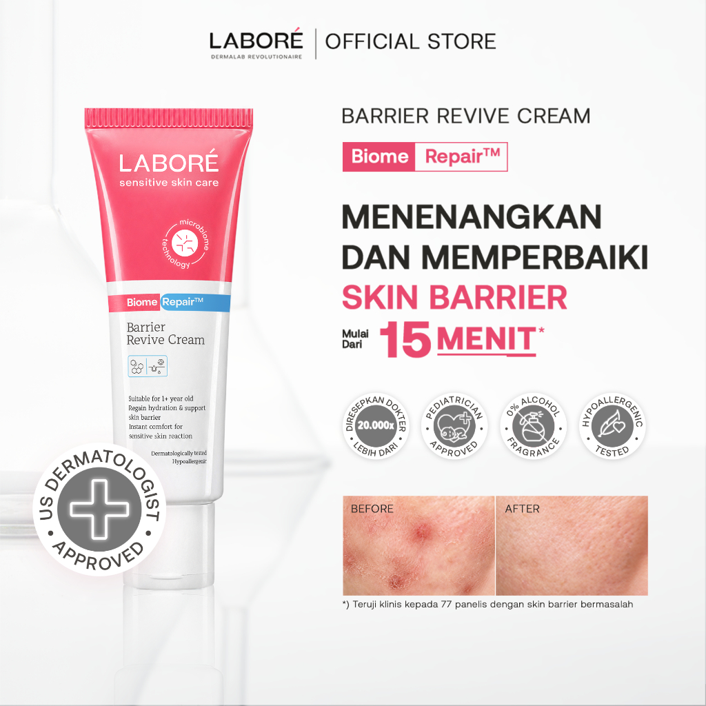 [Special Price] LABORÉ Sensitive Skin Care BiomeRepair Barrier Revive Cream 10 ml/50 ml/100 ml Moist