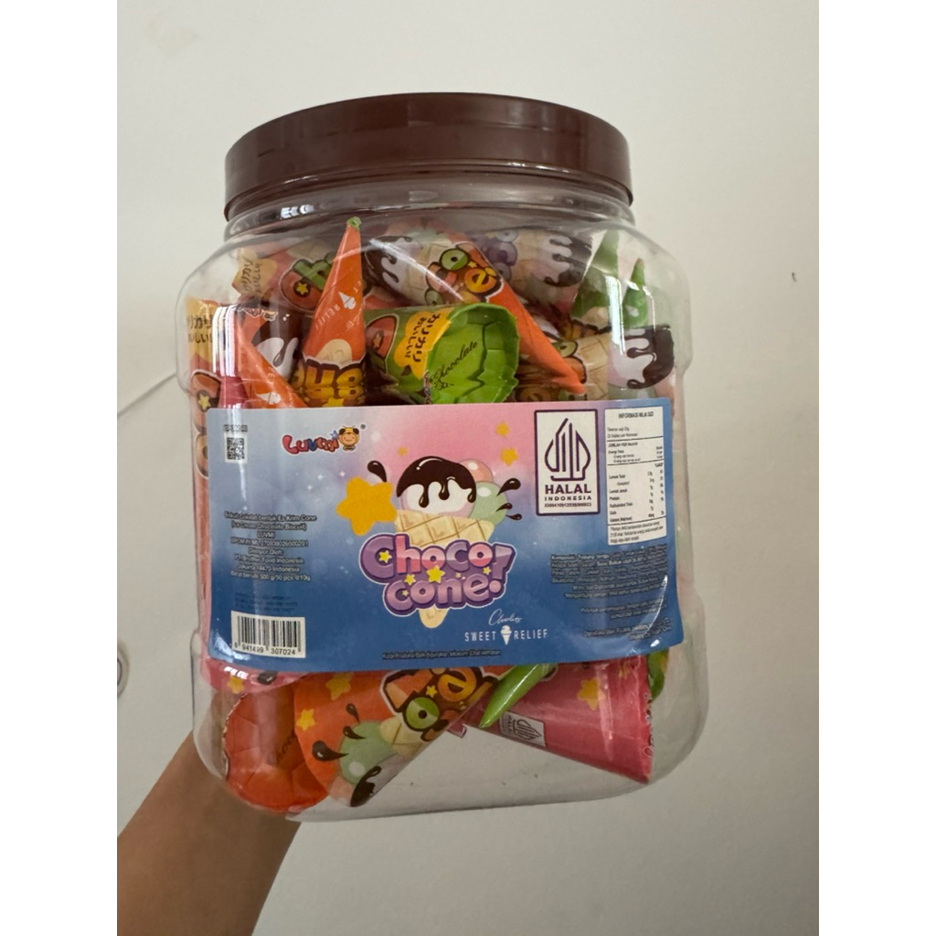 Luvmi - choco cone - permen eskrim cone