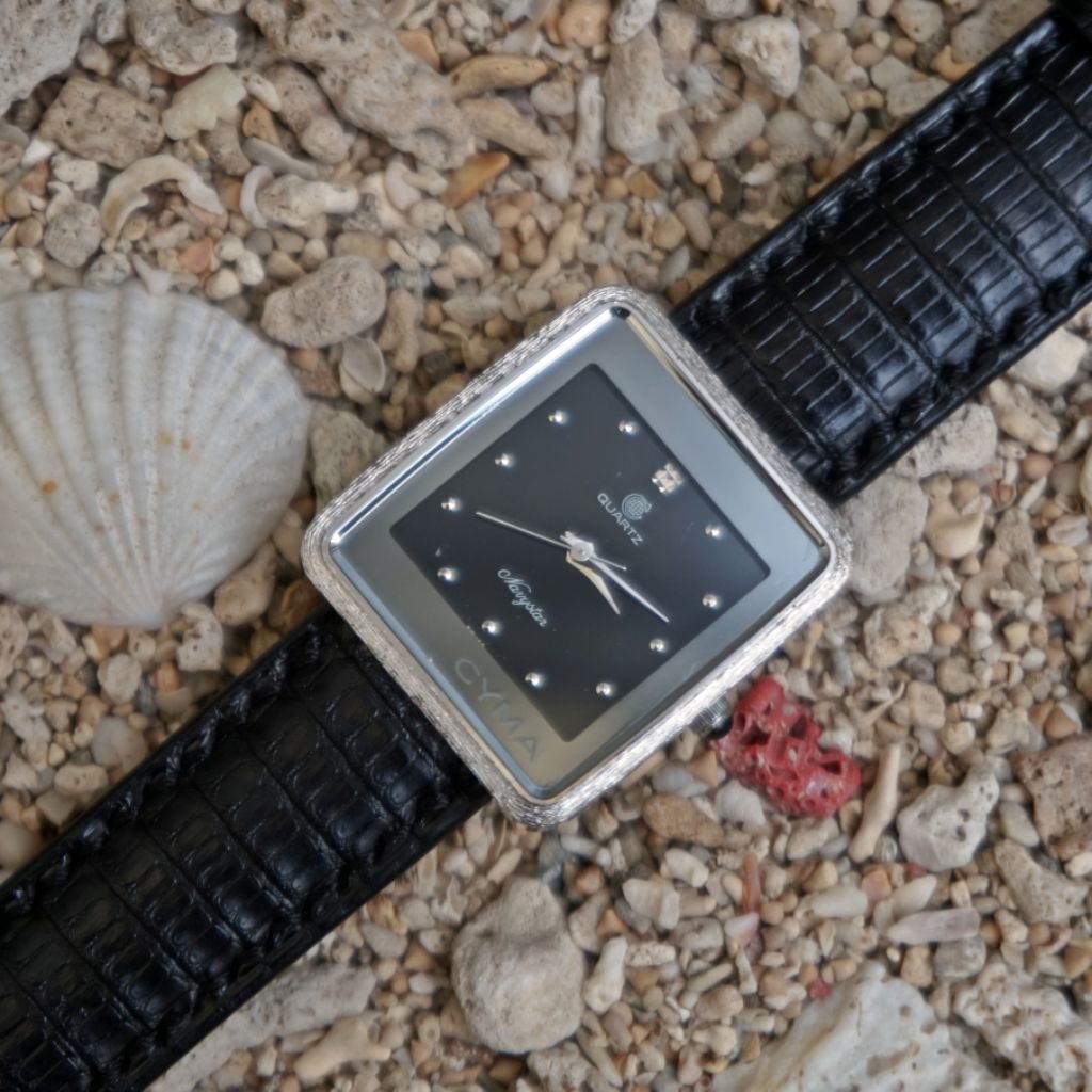 Jam tangan Tank Swiss Cyma luxury Unisex